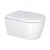 Duravit Starck F Plus Унитаз подвесной, безободковый, с сиденьем Sensowash, инсталляцией и клавишей с системой автосмыва, с покрытием Hygieneglaze, цвет: белый. 612000012002360, 2510092096, WD1039000060, WD5013012060