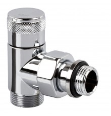 Угловой запорный вентиль SR Rubinetterie Tondera 1/2 х3/4E, цвет хром 0673-1500C0E0