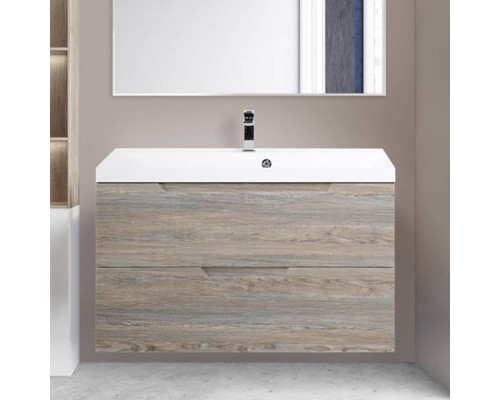 Тумба с раковиной BelBagno Vittoria 100 подвесная, pino, белая глянцевая раковина Тумба с раковиной BelBagno Vittoria 100 подвесная, pino, белая глянцевая раковина