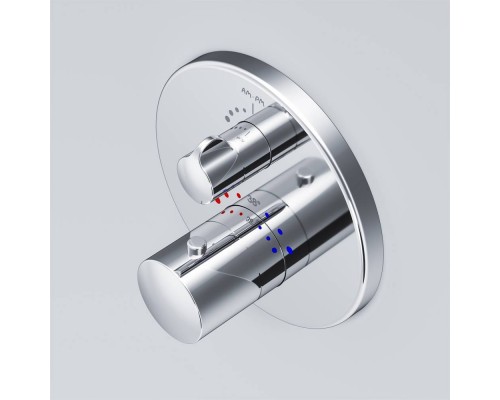 F8075600 Смеситель для душа с термостатом, монтируемый в стену F8075600 Смеситель для душа с термостатом, монтируемый в стену