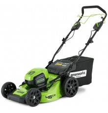 Газонокосилка аккумуляторная самоходная Greenworks 60V,46 см, б/щ (АКБ 4 Ач. и ЗУ)