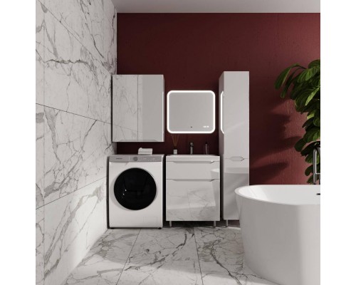 Мебель для ванной комнаты Style Line Марелла 60 напольная, белый глянец