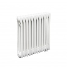 Трубчатый радиатор ТЕПЛОФОРТ ТР3057 ТВ, 12 секций, нижнее подключение ½”, белый глянец 200057
