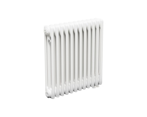 Трубчатый радиатор ТЕПЛОФОРТ ТР3057 ТВ, 12 секций, нижнее подключение ½”, белый глянец 200057