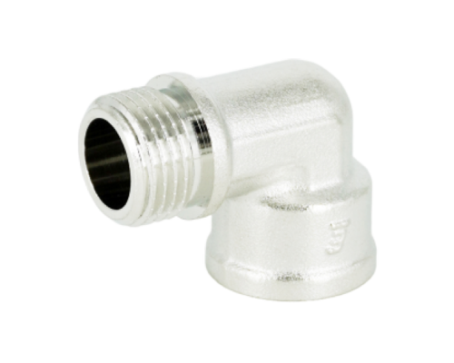 Угольник, ELSEN, TIN латунь, 90°, НВ, 1/2, 1/2, CN