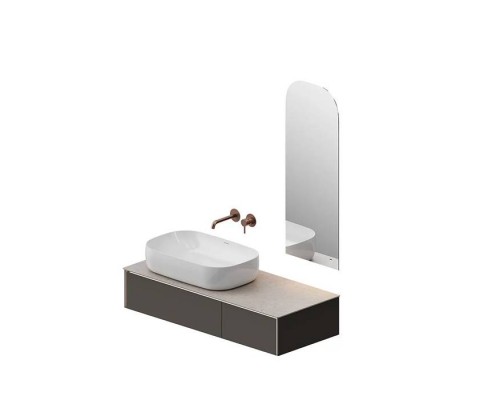 Kerama Marazzi Magica Тумба подвесная, 88.4х48.5х22см., 1 ящик, цвет: вечерний серый матовый. MA.90.1\EGR.M