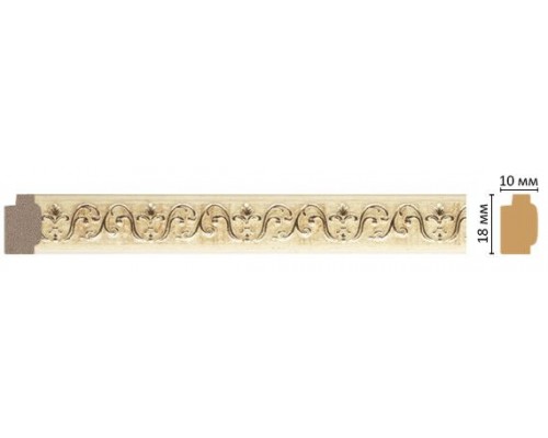 Молдинг DECOMASTER 158-1028 (18*10*2400мм)