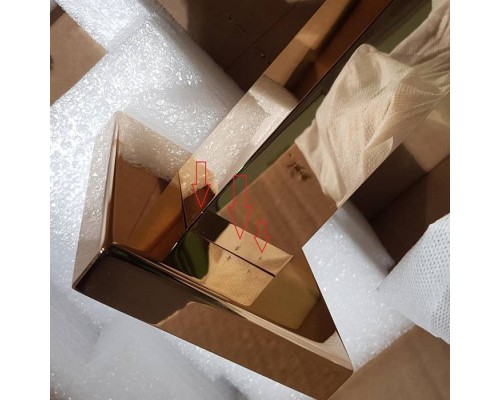 Bongio Line Смеситель напольный , излив 212 см, цвет розовое золото (уценен). 097440000,  67534OA0DPREU