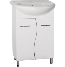Тумба с раковиной Style Line Эко Стандарт №12 50, напольная, белая