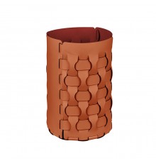 ADJ Корзина для мусора Dubai, D22xH35 см., цвет: коньяк/бордо. 2235.09/30