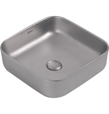 Раковина Abber Rechteck AC2211MS матовое серебро