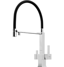 Смеситель для кухни Sancos Moro SC4006CH с гибким изливом, хром