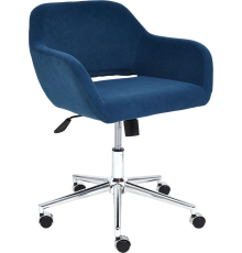 Компьютерное кресло TetChair Modena, флок синий 32