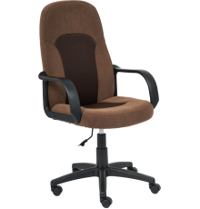 Компьютерное кресло TetChair Parma флок коричневый 6, ткань коричневая TW-24