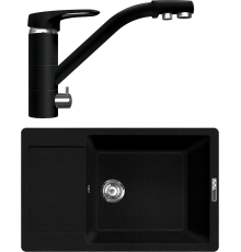 Комплект Мойка кухонная Lava L8.LAV lava + Смеситель SG05 LAV lava