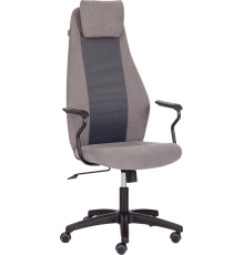 Компьютерное кресло TetChair Aviator флок серый 29, ткань серая W-12