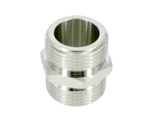 Ниппель, ELSEN, TIN латунь, НН, 1, 1, равнопроходной, CN