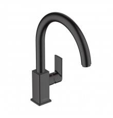 Hansgrohe Vernis Shape M35 Смеситель для раковины, однорычажный, излив 260 мм, цвет: матовый черный . 71871670