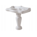 Azzurra Jubilaeum Раковина 90x56xH32 см, с пьедесталом 27xH68 см, 3 отв., цвет: Bianco lucido. JUCLT0000000BI/(JUB300 bi),  JULP0905500TBI/(JUB200/90T bi)*3
