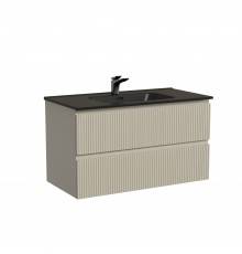 Тумба с раковиной Sancos Snob T 90, beige soft, раковина CN7002MB