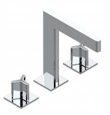 THG ICON-X TITANE Смеситель для раковины, 3 отв., с донным клапаном, цвет: хром. U7L-A02-151