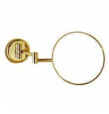 3SC Зеркало косметическое, настенное, 3-х кратное увеличение, цвет: Polished gold 24KT. ING06GD