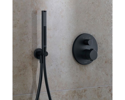 Duravit Shower Ручной душ, 1 режим: дождь, цвет: черный матовый. UV0640001046