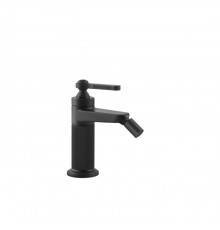 Gessi Venti20 Смеситель для биде на 1 отверстие, однорычажный, в комплекте с донным клапаном, цвет: черный матовый. 65007#299