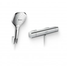 Душевой комплект Термостат Hansgrohe Ecostat E 15773000 для душа + Гарнитур Raindance Select E 26720000 хром