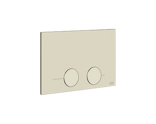 Gessi Technical Accessories Клавиша смыва для унитаза, двойная, для систем инсталляций TECE, цвет: Brushed Brass PVD. 54617#727