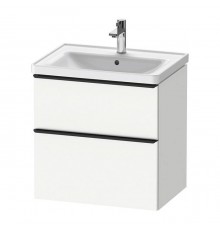 Duravit D-Neo Тумба с раковиной 63.4x45.2хh62.5см., с 2 ящиками, подвесная, цвет: белый матовый. 2367650000,  DE435401818