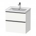 Duravit D-Neo Тумба с раковиной 63.4x45.2хh62.5см., с 2 ящиками, подвесная, цвет: белый матовый. 2367650000, DE435401818