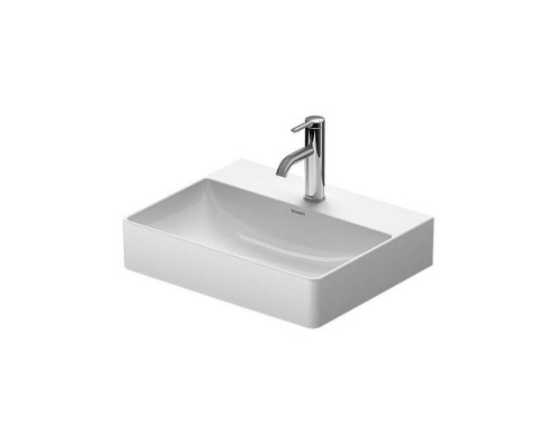 Duravit DuraSquare Раковина накладная 50х40см, без перелива, 1 отв., WonderGliss, цвет: белый. 23565000711