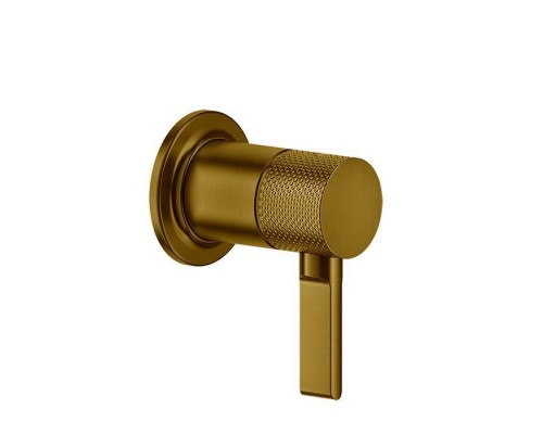 Gessi Inciso Cмеситель для душа, на 1 источник (внешняя часть), цвет: gold brushed CCP. 58109#087