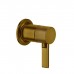 Gessi Inciso Cмеситель для душа, на 1 источник (внешняя часть), цвет: gold brushed CCP. 58109#087