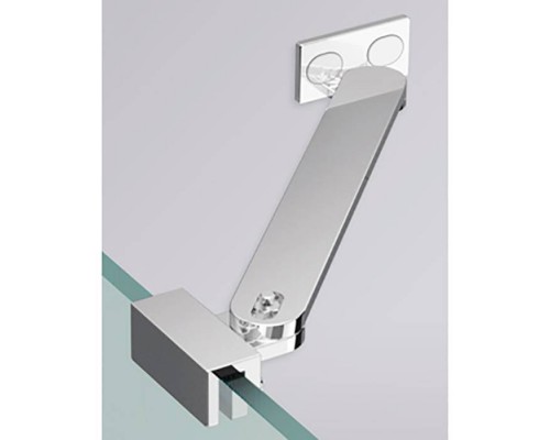 Novellini Угловой кронштейн 45см., для установки боковых стенок, цвет: хром. R80LOU450-K Novellini Угловой кронштейн 45см., для установки боковых стенок, цвет: хром. R80LOU450-K
