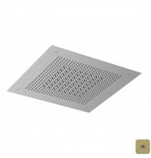 Almar Velvet Rain Верхний душ, встраиваемый, 38х38см., 2 режима, цвет: латунь брашированная PVD. E044282.HB