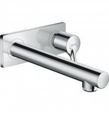 Hansgrohe Talis S Смеситель для раковины, однорычажный, настенный, излив: 22,5см., внешняя часть,  цвет: хром. 72111000