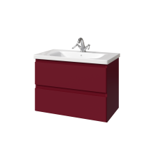 Тумба под раковину без столешницы Caprigo Forte 80 подвесная, бордовая