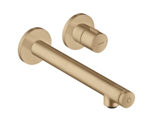 Axor Uno Select Смеситель для раковины, встраиваемый, излив: 22.1см., цвет: шлифованная бронза. 45113140