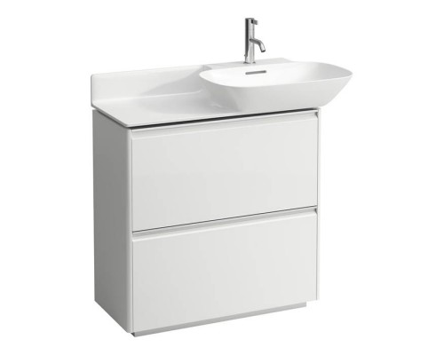 Laufen INO Тумба под раковину 77x35x78см, напольная, 2 ящика, ручки из анодированного алюминия, цвет: белый глянцевый. 8.1330.1.000.104.1, 4.0300.2.110.261.1 Laufen INO Тумба под раковину 77x35x78см, напольная, 2 ящика, ручки из анодированного алюминия, цвет: белый глянцевый. 8.1330.1.000.104.1, 4.0300.2.110.261.1