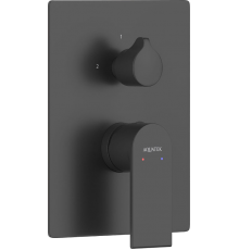 Смеситель для ванны с душем AQUATEK Лира AQ1446MB С ВНУТРЕННЕЙ ЧАСТЬЮ, матовый черный