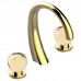 THG Pomme cristal lustreacute; or Смеситель для раковины, 3 отв., цвет: светлое золото. A46-F30-151