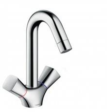 Hansgrohe Logis Смеситель для раковины, на 1 отв, с 2 ручками, цвет: хром. 71221000