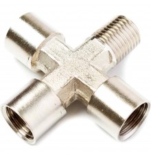 Переходник Concorde X-3RV14-1RN14 (крест, внутр. резьба 3х1/4" - внеш. резьба 1/4")