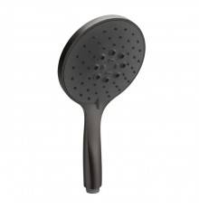 Gessi Emporio shower 3-позиционная душевая лейка с защитой отизвесткового налёта с черным диском, цвет: Black Metal Br. PVD. 14378#707