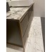 MOMA Aria Комплект мебели 180x50см, накладная раковина, столешница керамогранит, зеркало LED, отделка: золото матовое/Fango opaco. KPL2.6045.TRI САЛОН, FSD18075G.1800.500.750 САЛОН, APTP180.1800.500.G.GES.TB.C САЛОН, VE400EM.400.500.560.F.O.605.ASS САЛ