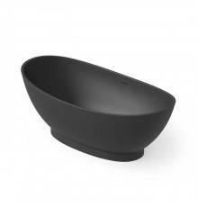 Dea Design Elegant Ванна 155x78x58см., отдельностоящая, Solid Surface, цвет: Black №16. DD8620 1550 16