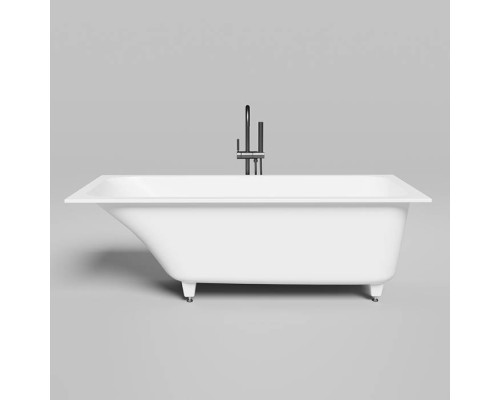 Salini Orlanda KIT Встраиваемая ванна 170х75х60cм., UpDown, сифон, щелевой слив-перелив, мат-л: S-Stone, цвет: белый матовый. 102127M