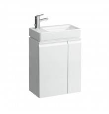 Laufen Pro База с раковиной, 47х27,5х60,5 см., подвесная  sx, полки справа, 1 дверка, цвет: белый глянцевый. 8.1595.5.000.104.1,  4.8300.1.095.475.1